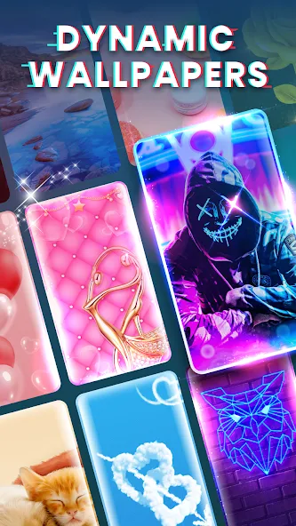 Dynamic wallpapers in Magic SMS
